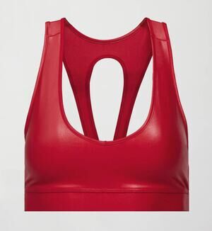 Carbon 38 Crimson Red Action Bra 2.0 Takara Shine Deep Scoop Racerback S Small